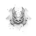 Trampstamp tattoo design idea