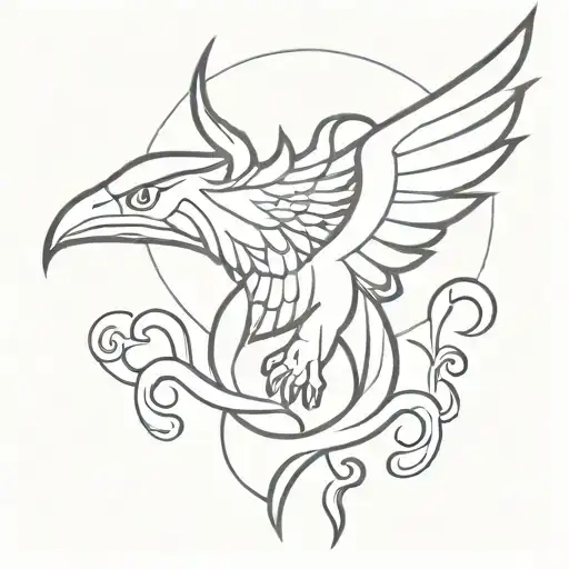 garuda tattoo design idea