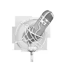 A microphone with architectural elements incorporated into its design tattoo design idea