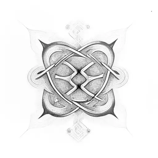 infinite symbol and 97 mixed tattoo design idea