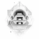 2001 A Space Odyssey tattoo design idea