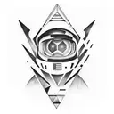 2001 A Space Odyssey tattoo design idea