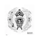 2001 A Space Odyssey tattoo design idea