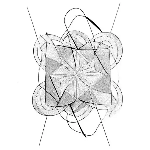 two lines represents relationship tattoo design idea