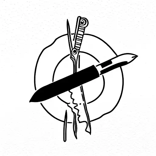 balisong tattoo design idea