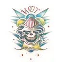 make joy from nothing tattoo design idea