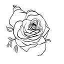 Rose avec la date 1998 tattoo design idea