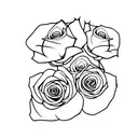 Rose avec la date 1998 tattoo design idea