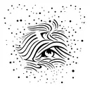 A mesmerizing firework display illuminating the night sky tattoo design idea