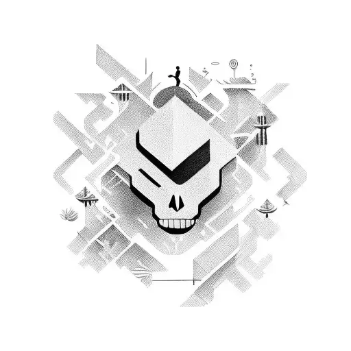 self sabotage tattoo design idea