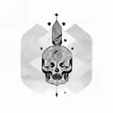 self sabotage tattoo design idea