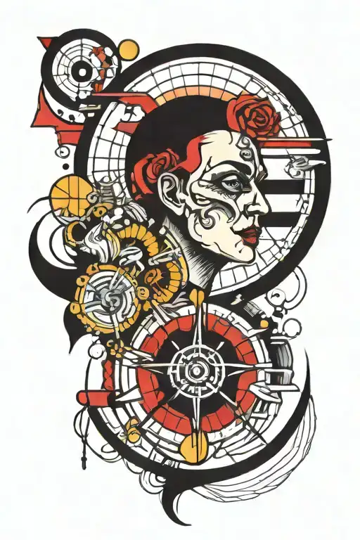 Bauhaus tattoo design idea