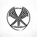 Data di nascita con lo stemma dell'AC Milan tattoo design idea