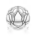 basketball and god tattoo design idea