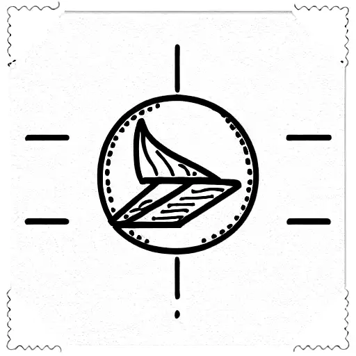 pushing boundaries postage stamp swards  tattoo design idea