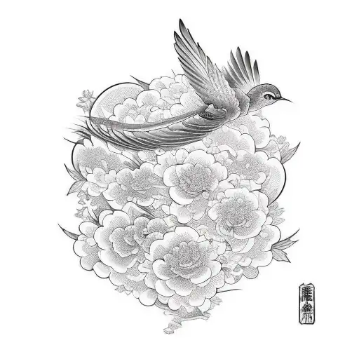mockingbird tattoo design idea