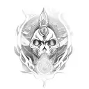 shiv on Kailash  tattoo design idea