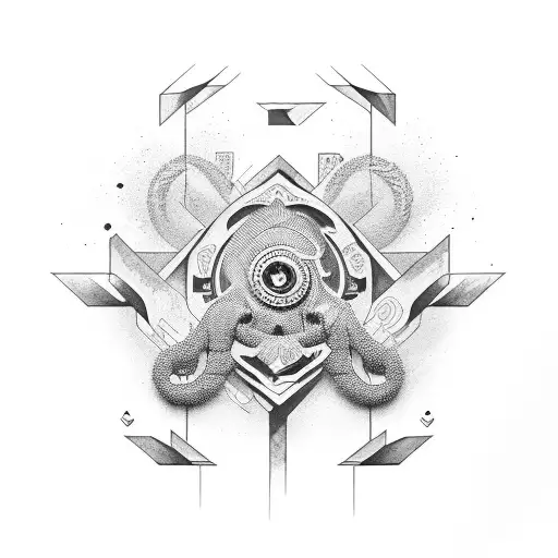 letra J echa con turbo auto tattoo design idea