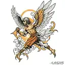 Icarus tattoo design idea