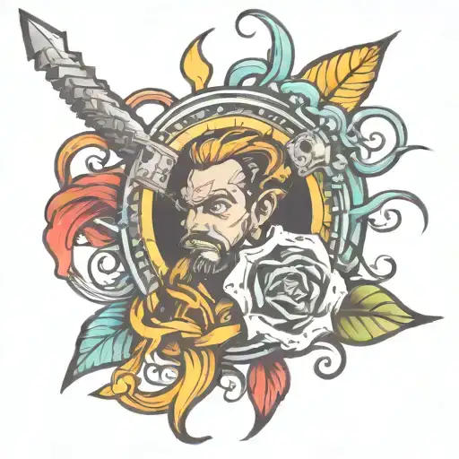 electrician sleeve tattoo design idea