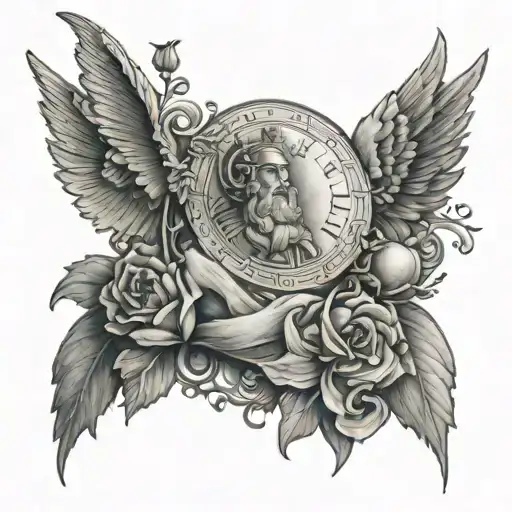 biblical top left back tattoo  tattoo design idea