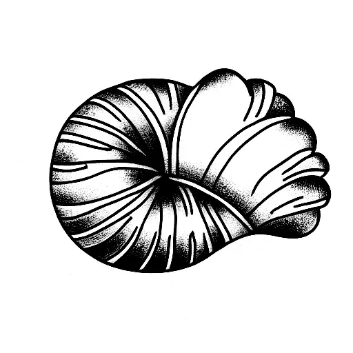 croissant tattoo design idea