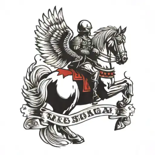 Winged Hussar tattoo design idea