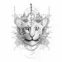 music with dna tattoo design idea