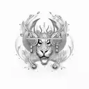 music with dna tattoo design idea