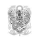 Maori tattoo design idea