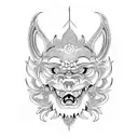 Foo Dog tattoo design idea