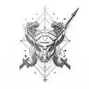 Sagittarius tattoo tattoo design idea