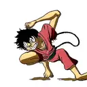 monkey d luffy tattoo design idea