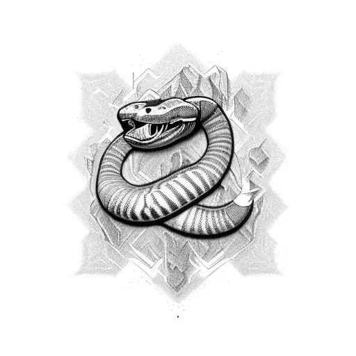 Anaconda evil blood tattoo design idea