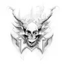 Meridiem Games Blasphemous  tattoo design idea