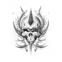 Meridiem Games Blasphemous  tattoo design idea