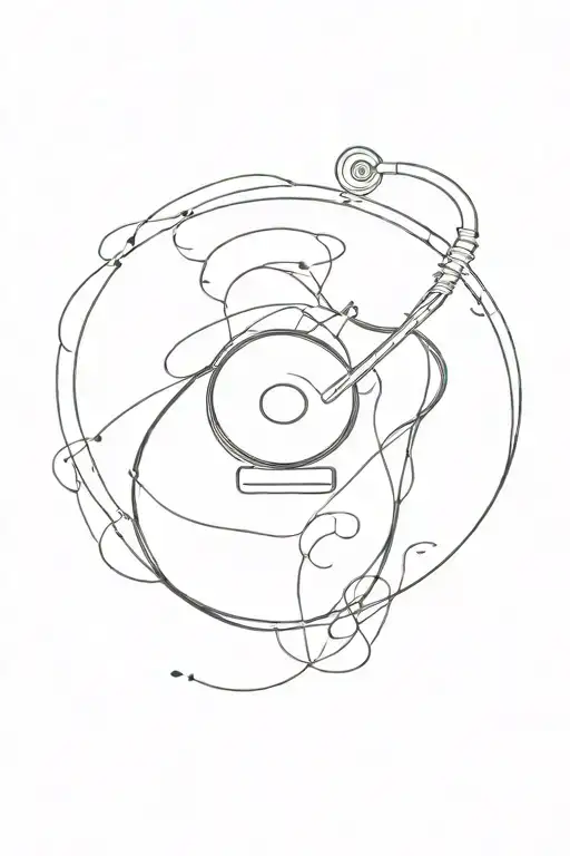 memory, music, Harley  tattoo design idea