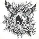 finding the path to progress. tattoo design idea