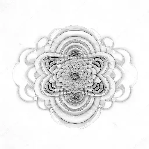 mandelbrot set tattoo design idea