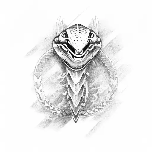 barracuda forearm ring tattoo design idea