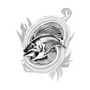 barracuda tattoo design idea