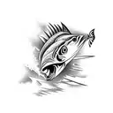 barracuda tattoo design idea