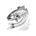 barracuda tattoo design idea