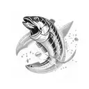 barracuda tattoo design idea