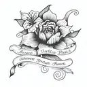 A quote in elegant script font, 'Never Forget Your Past, Embrace Your Future', embodying your belief in learning from history and looking forward tattoo design idea