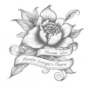 A quote in elegant script font, 'Never Forget Your Past, Embrace Your Future', embodying your belief in learning from history and looking forward tattoo design idea