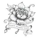 A quote in elegant script font, 'Never Forget Your Past, Embrace Your Future', embodying your belief in learning from history and looking forward tattoo design idea