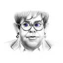Elton John  tattoo design idea