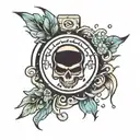 tags emblem tattoo design idea