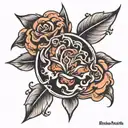 ribbonworths emblem tattoo design idea